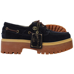 Timberland Stone Street Womens Dark Blue Boat Shoes
