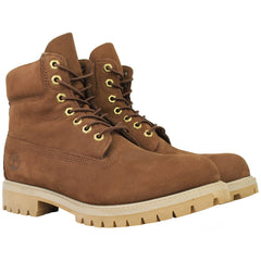 Timberland Premium Waterproof Mens Dark Brown Boots