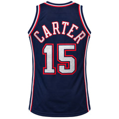 Mitchell & Ness NBA New Jersey Nets #15 Carter Mens Navy Vest