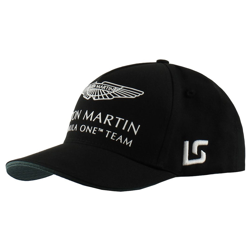 Aston Martin F1 Official Driver Lance Stroll Mens Black Cap