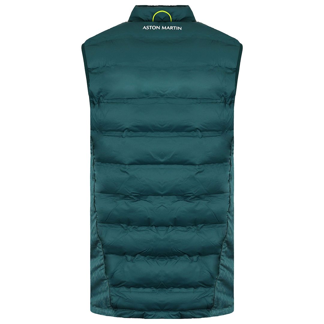 Aston Martin F1 Official Team Mens Green Gilet