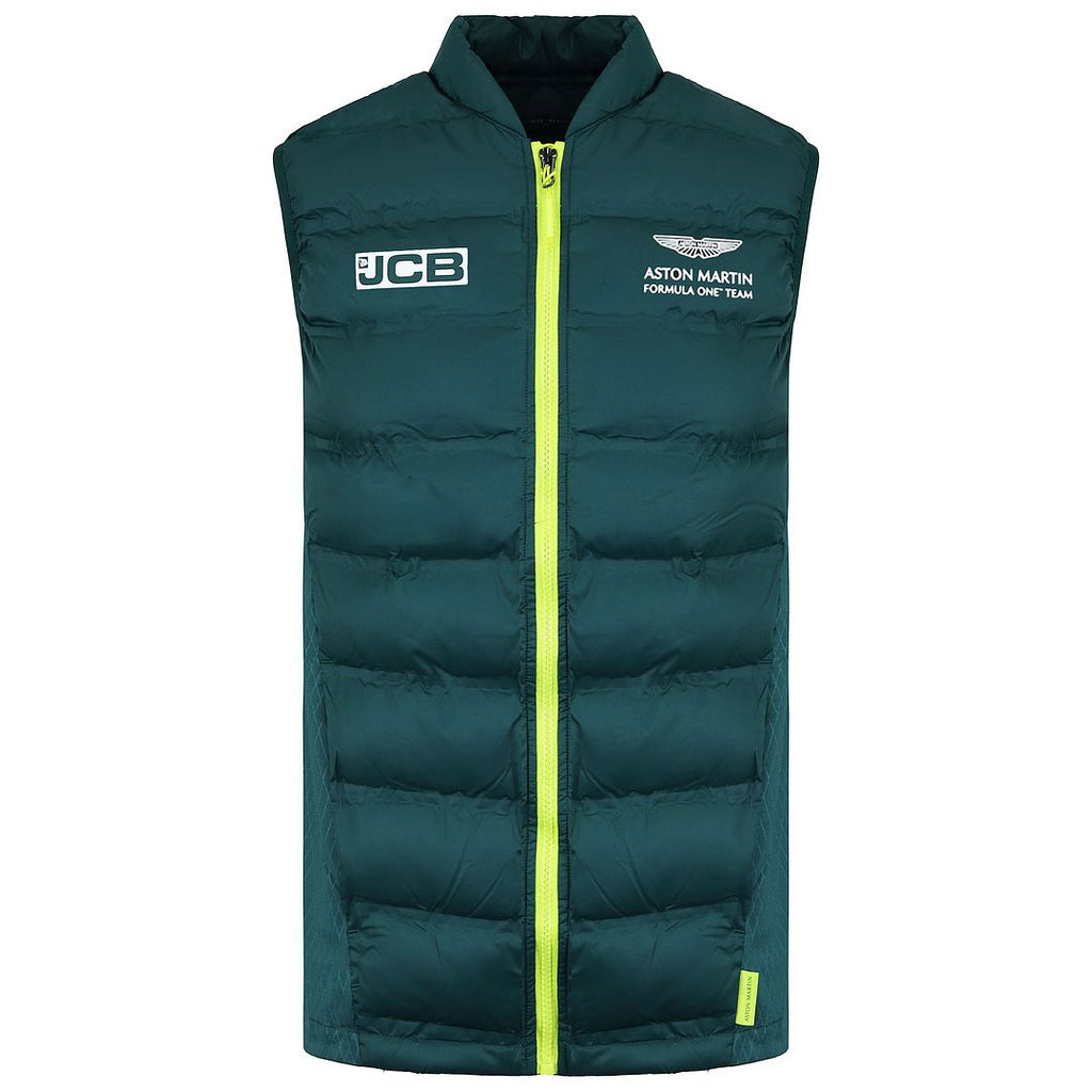 Aston Martin F1 Official Team Mens Green Gilet