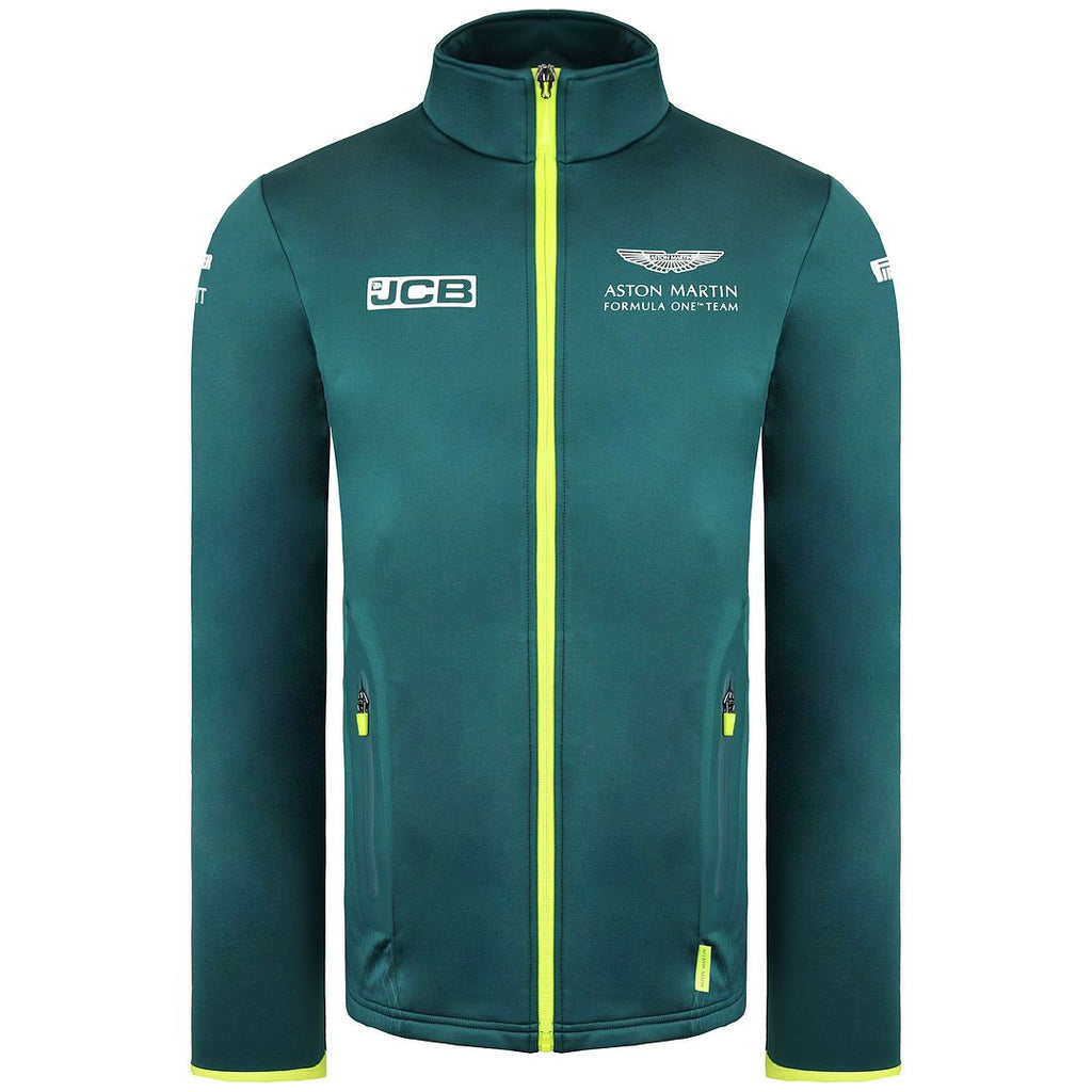 Aston Martin F1 Official Team Womens Green Softshell Jacket