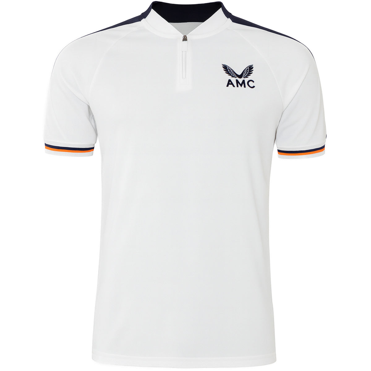 Castore AMC Technical Mens White Tennis Polo Shirt