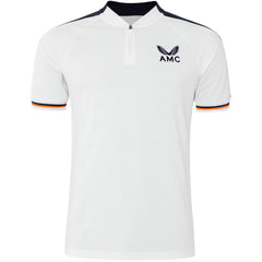 Castore AMC Technical Mens White Tennis Polo Shirt