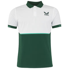 Castore AMC Technical Mens White/Green Tennis Polo Shirt