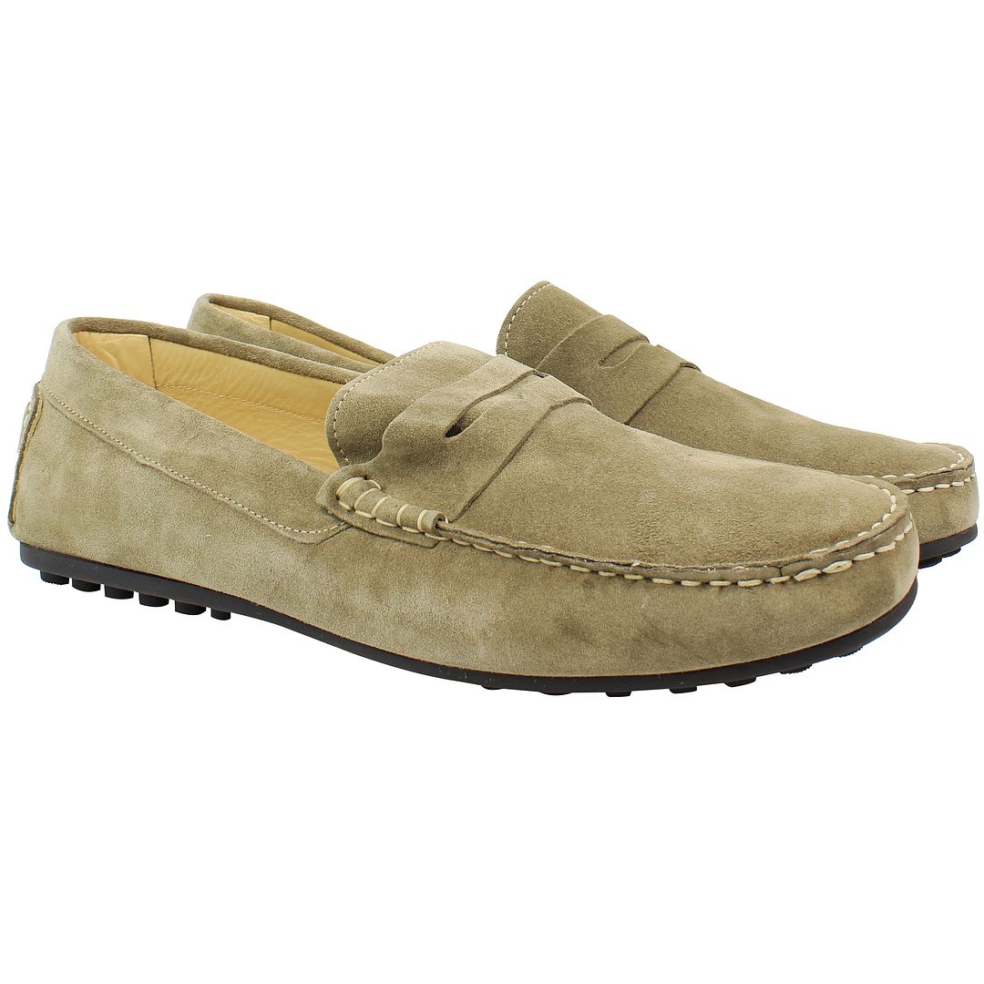 John White Amalfi Mens Sand Shoes