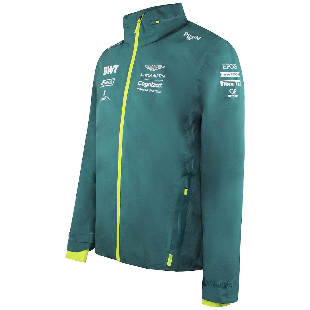 Aston Martin Cognizant F1 Official Team Mens Green Jacket