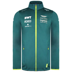 Aston Martin Cognizant F1 Official Team Mens Green Softshell Jacket