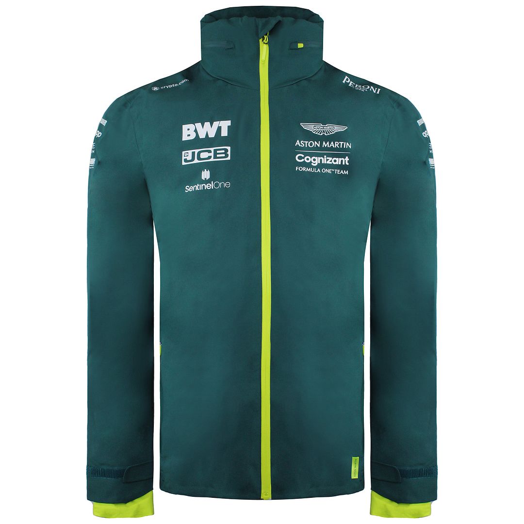 Aston Martin Cognizant F1 Official Team Mens Green Jacket