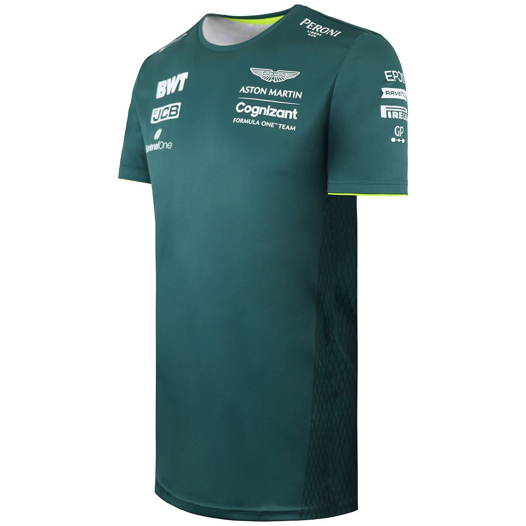 Aston Martin Cognizant F1 Official Mens Green T-Shirt