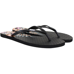 Roxy Viva Stamp II Womens Black Flip-Flops