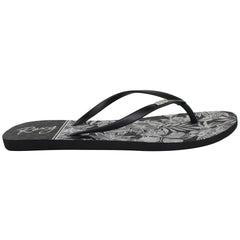 Roxy Viva Stamp II Womens Black/White Flip-Flops