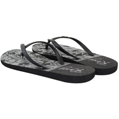 Roxy Viva Stamp II Womens Black/White Flip-Flops
