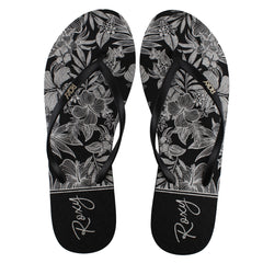 Roxy Viva Stamp II Womens Black/White Flip-Flops