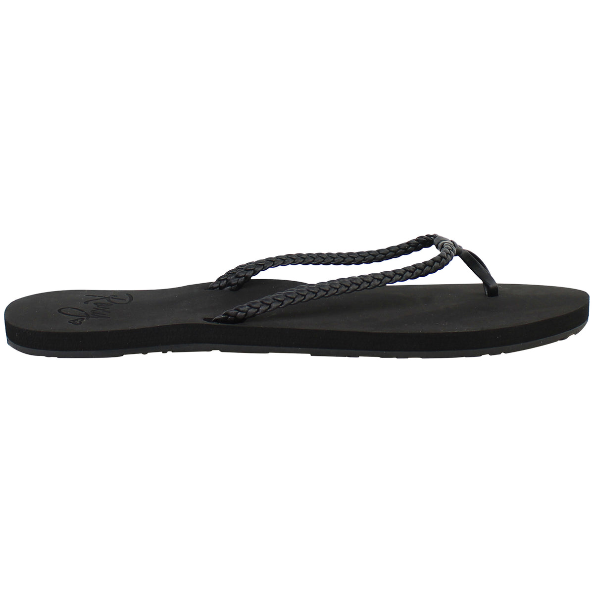 Roxy Costas Womens Black Flip-Flops