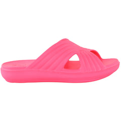 Roxy Rivie Womens Pink Sliders