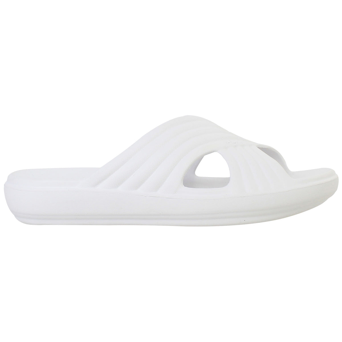 Roxy Rivie Womens White Sliders