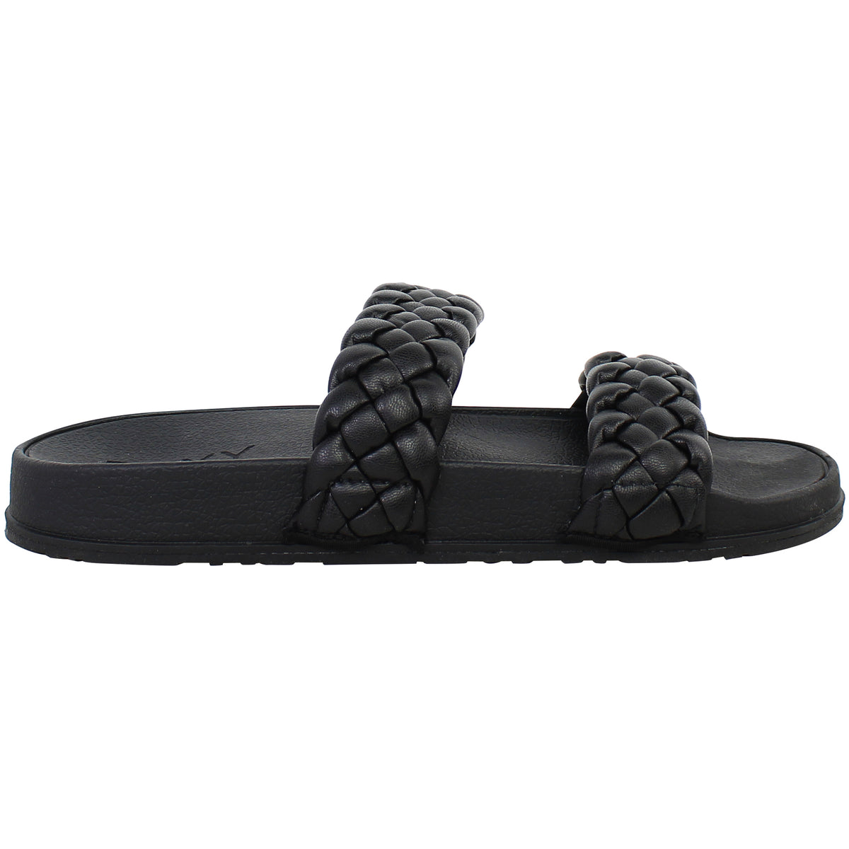 Roxy Slippy Braided Womens Black Sliders