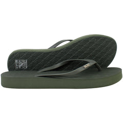 Roxy Viva Higher Womens Green Flip-Flops