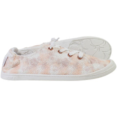 Roxy Bayshore III Womens Pink Plimsolls