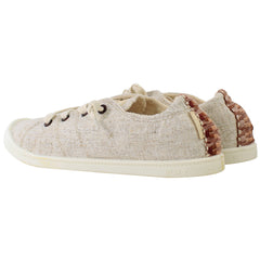 Roxy Bayshore III Womens Beige Plimsolls