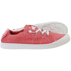 Roxy Bayshore Plus Womens Red Plimsolls
