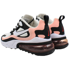 Nike Air Max 270 React Womens White/Coral Trainers