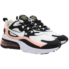 Nike Air Max 270 React Womens White/Coral Trainers