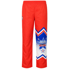 Mitchell & Ness NBA All Star Warm Up Mens Red Track Pants