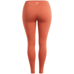 Gymshark Training Womens Orange 7/8 Leggings