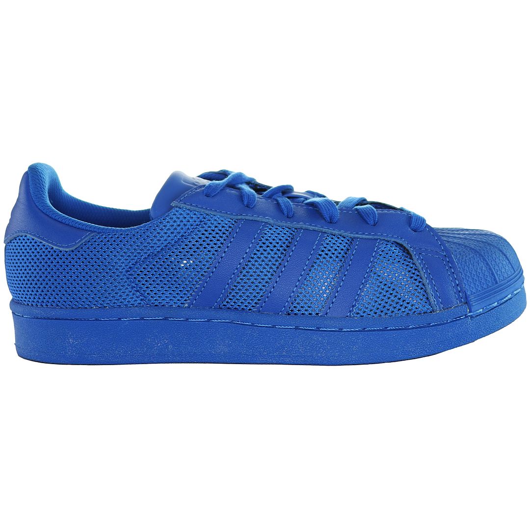 Adidas Superstar Mens Blue Trainers