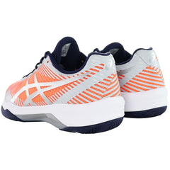 Asics Elite Womens Orange/Grey Volleyball Shoes