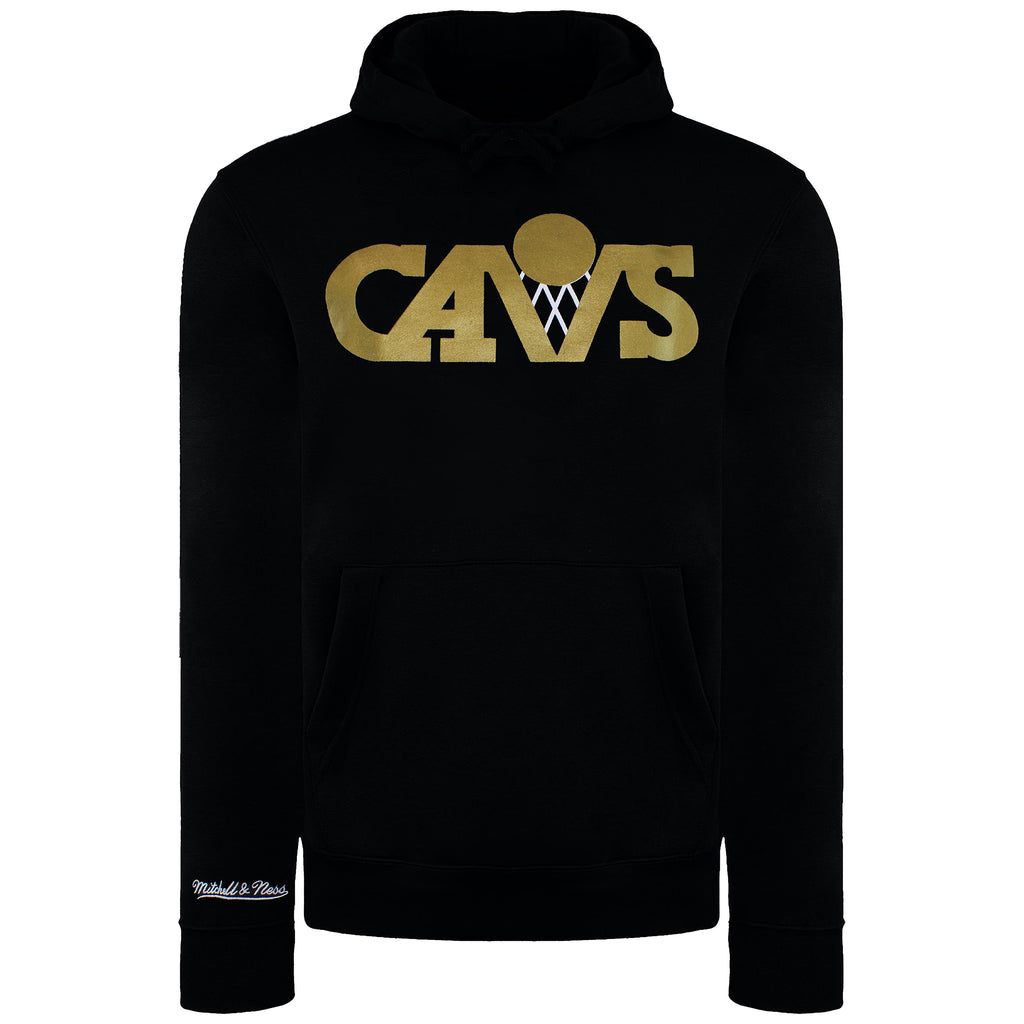 Mitchell & Ness Cleveland Cavaliers Gold Standard Mens Hoodie