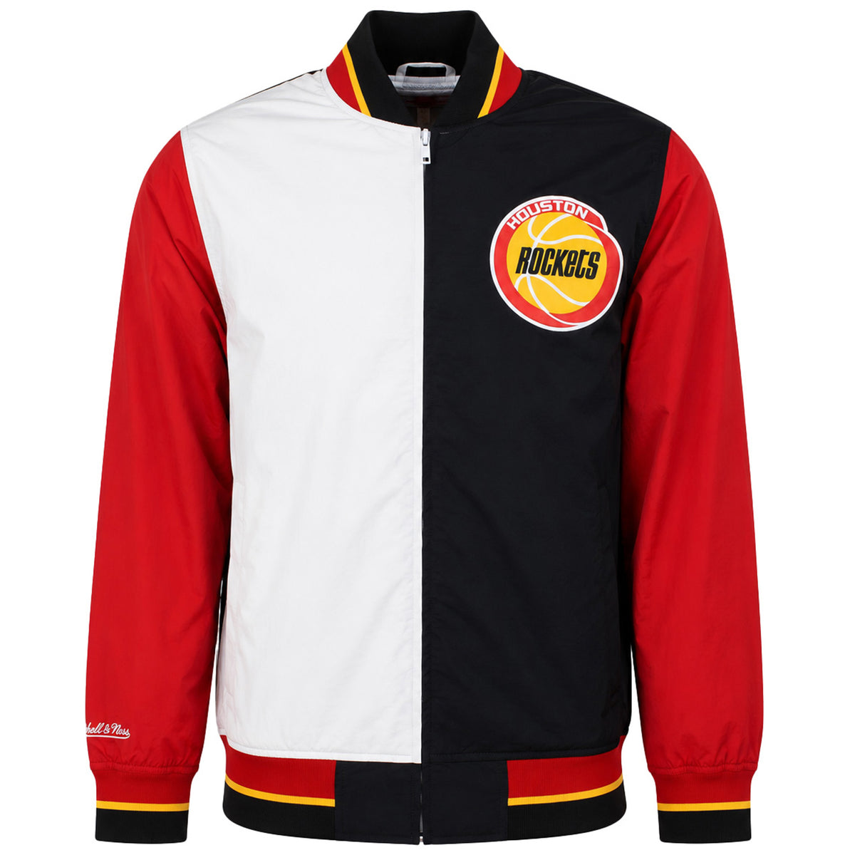 Mitchell & Ness NBA Houston Rockets Team History Warm Up Mens Jacket