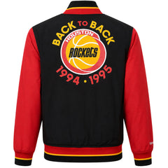 Mitchell & Ness NBA Houston Rockets Team History Warm Up Mens Jacket
