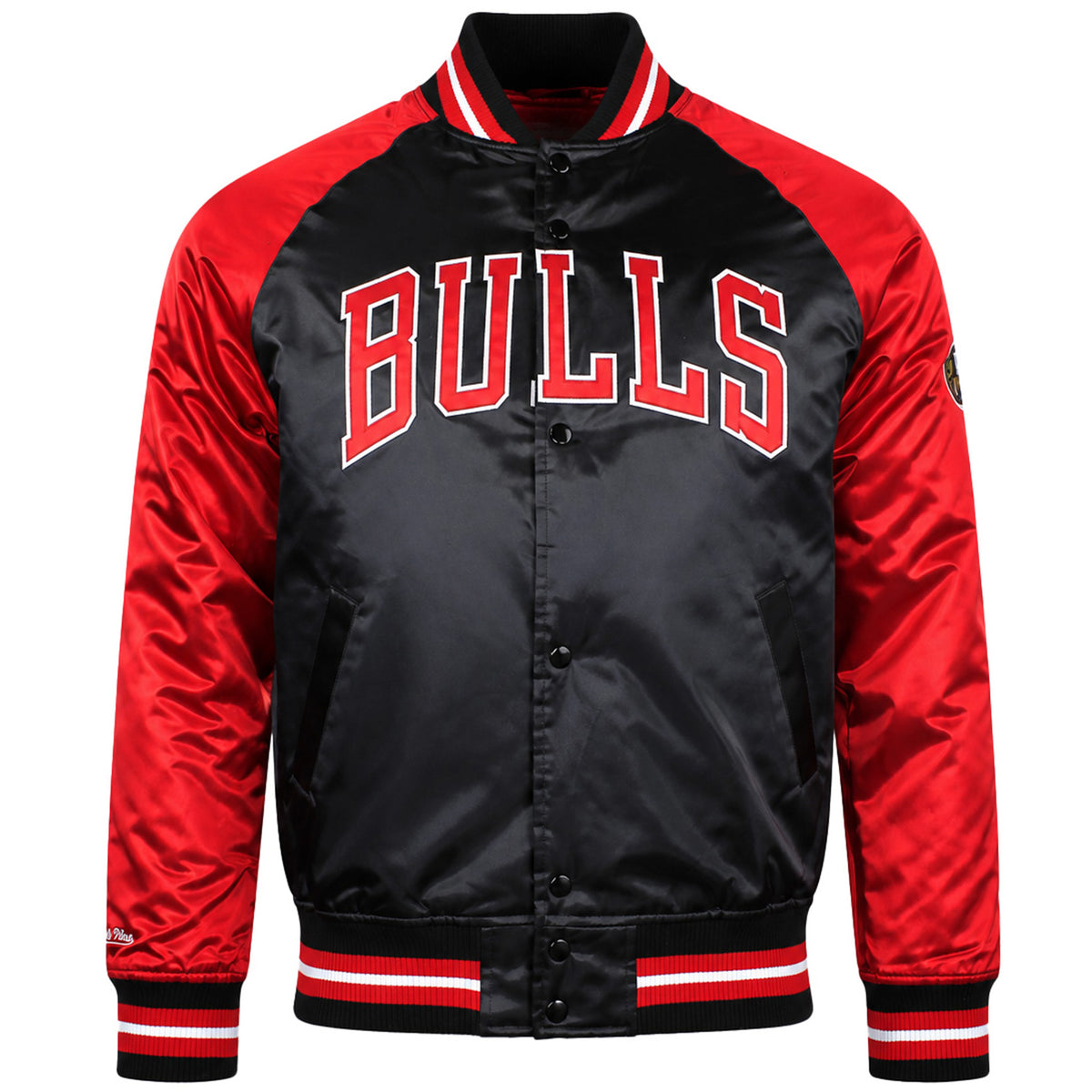 Mitchell & Ness NBA Chicago Bulls Tough Season Mens Satin Jacket