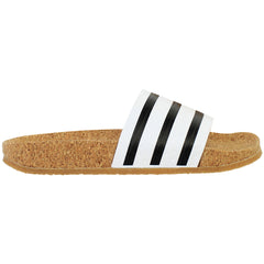 Adidas Adilette Cork Womens White Sliders