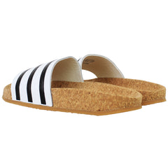 Adidas Adilette Cork Womens White Sliders