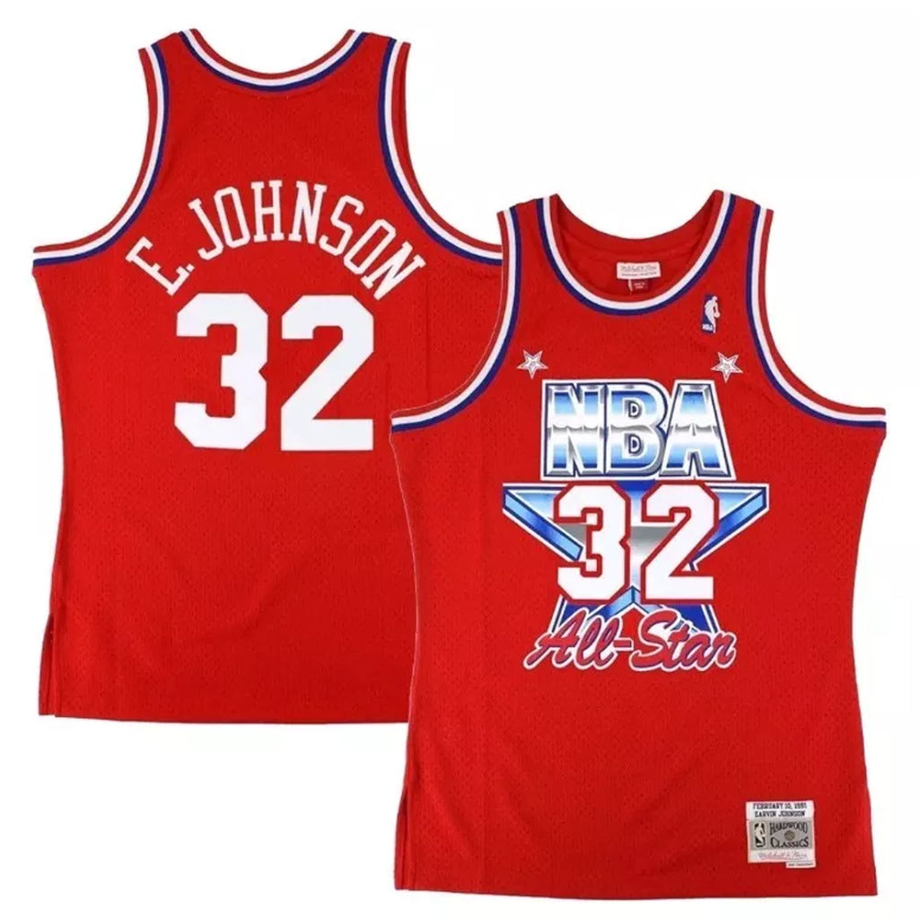 Mitchell & Ness NBA Magic Johnson #32 All Star West Retro Jersey