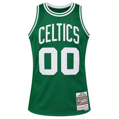 Mitchell & Ness NBA Boston Celtics #00 Parish Mens Green Vest