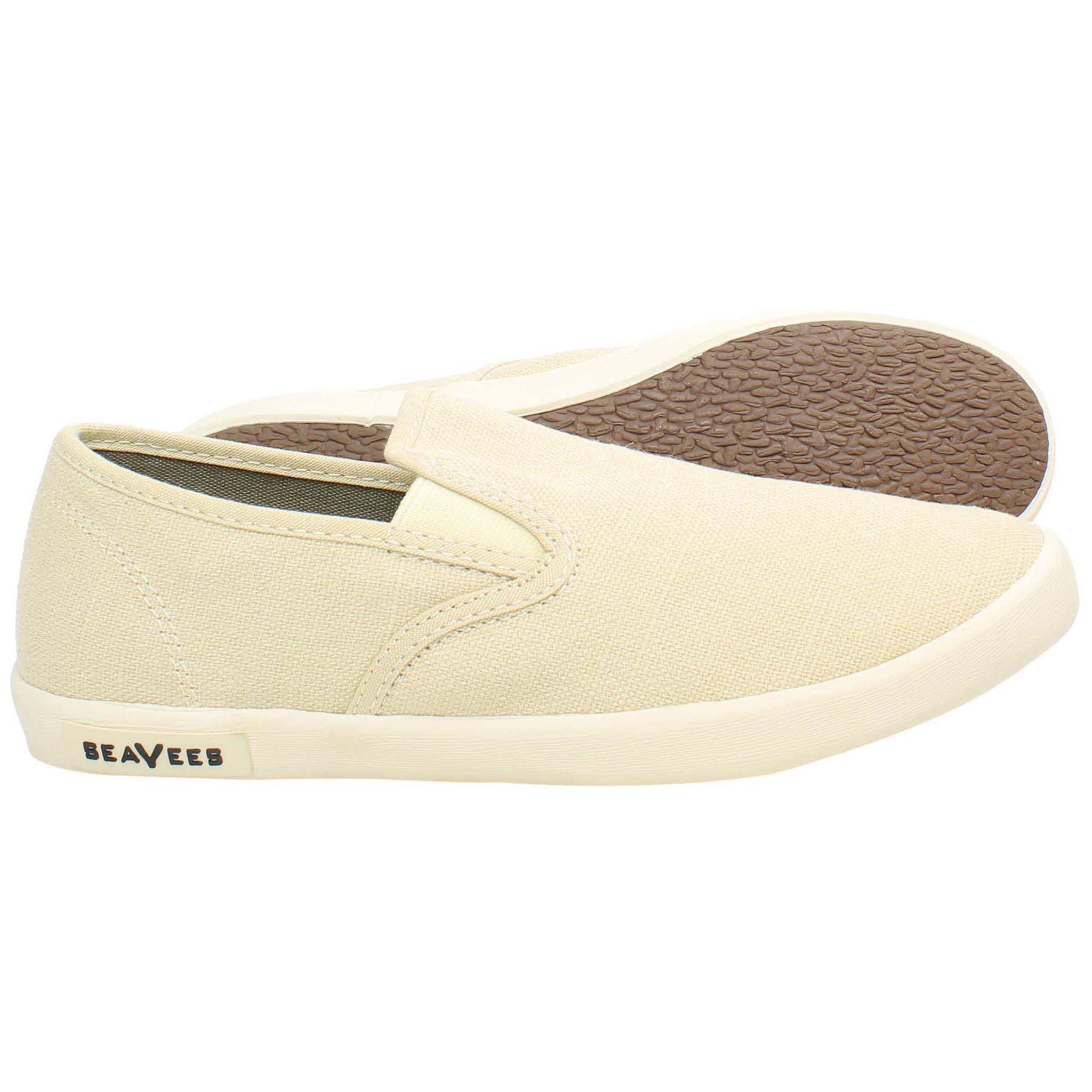 Seavees Baja Standard Womens Beige Plimsolls