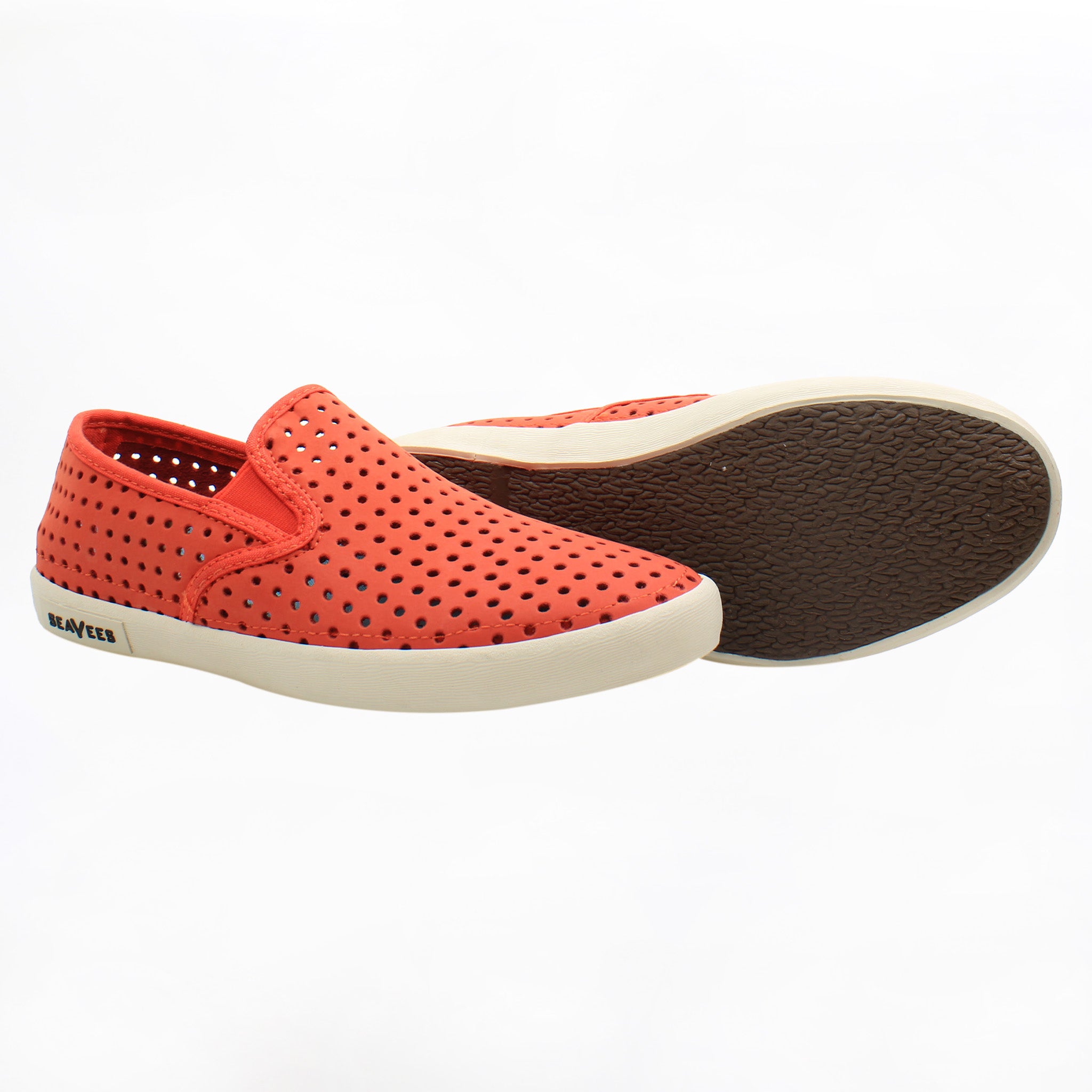 Seavees Baja Portal Womens Orange Plimsolls NO BOX