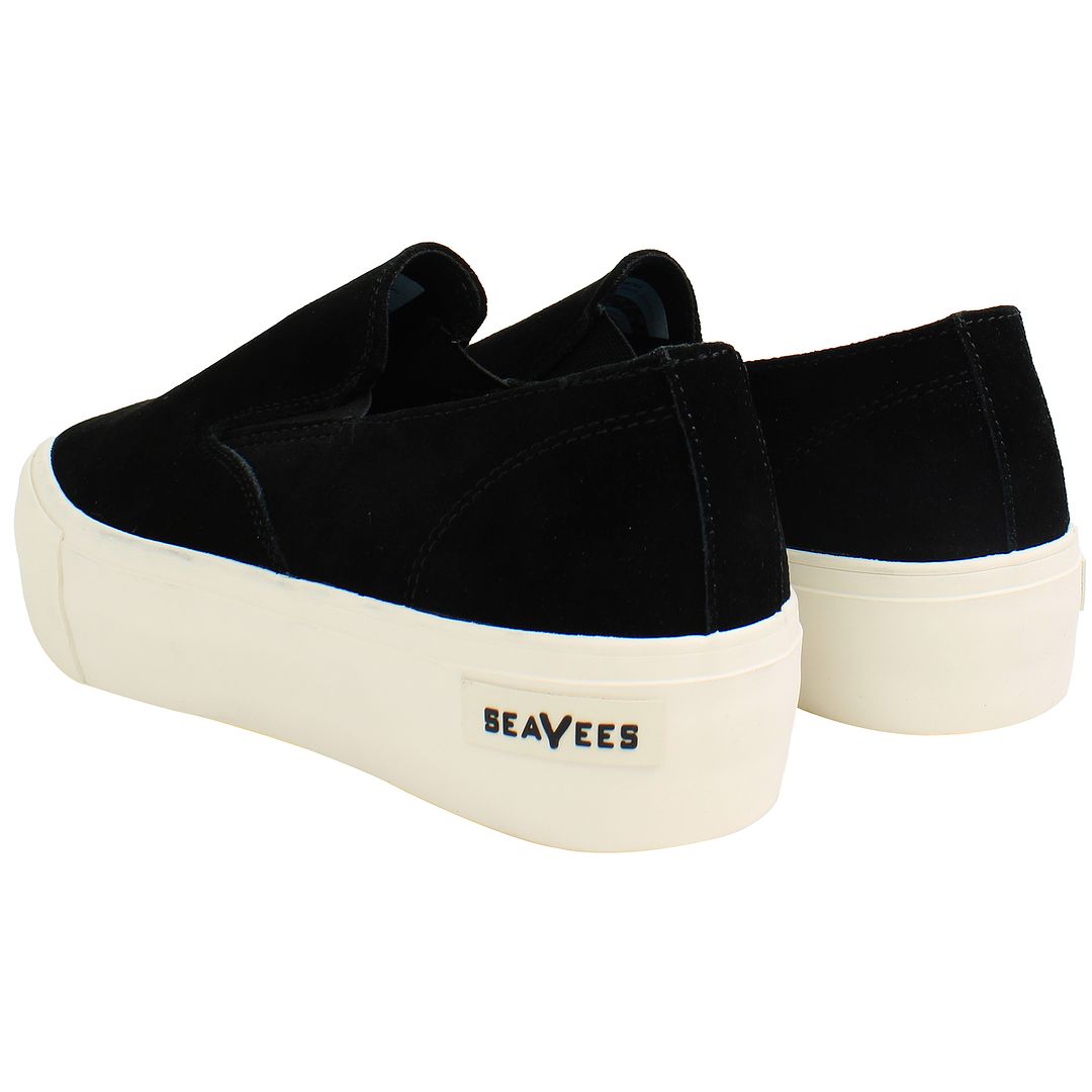 Seavees Baja Platform Womens Black Shoes