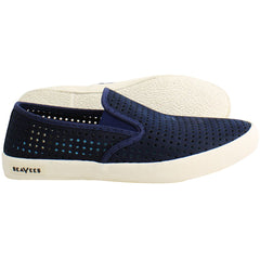 Seavees Baja Portal Mens Blue Plimsolls