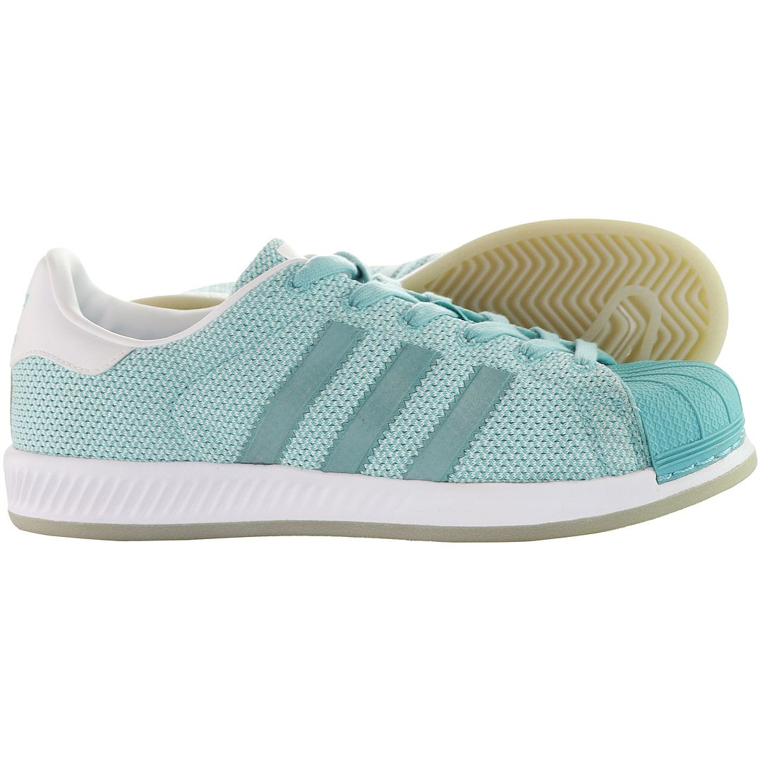 Adidas Superstar Bounce Womens Blue Trainers