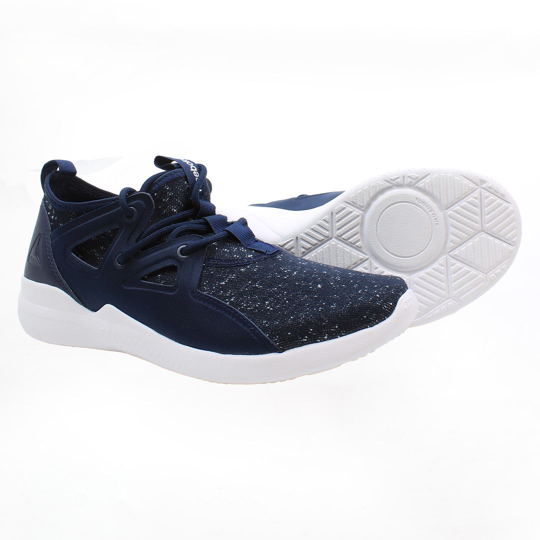 Reebok Cardio Motion Womens Navy Blue Running Trainers NO BOX