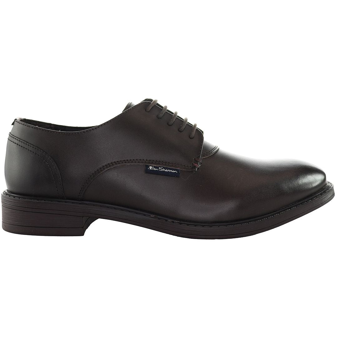 Ben Sherman Pat Mens Brown Shoes