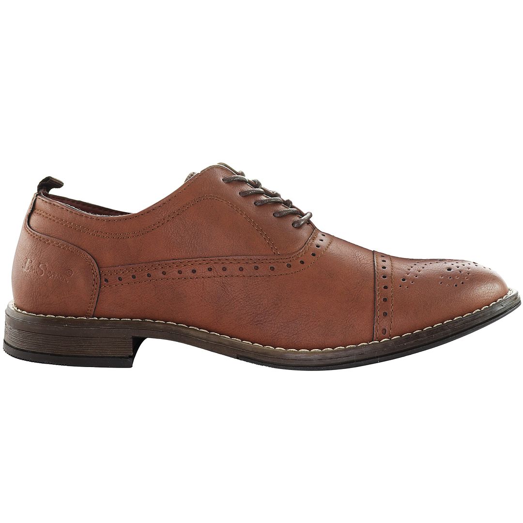 Ben Sherman Oxted Mens Brown Oxford Shoes