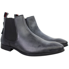 Ben Sherman Lombard Mens Black Chelsea Boots